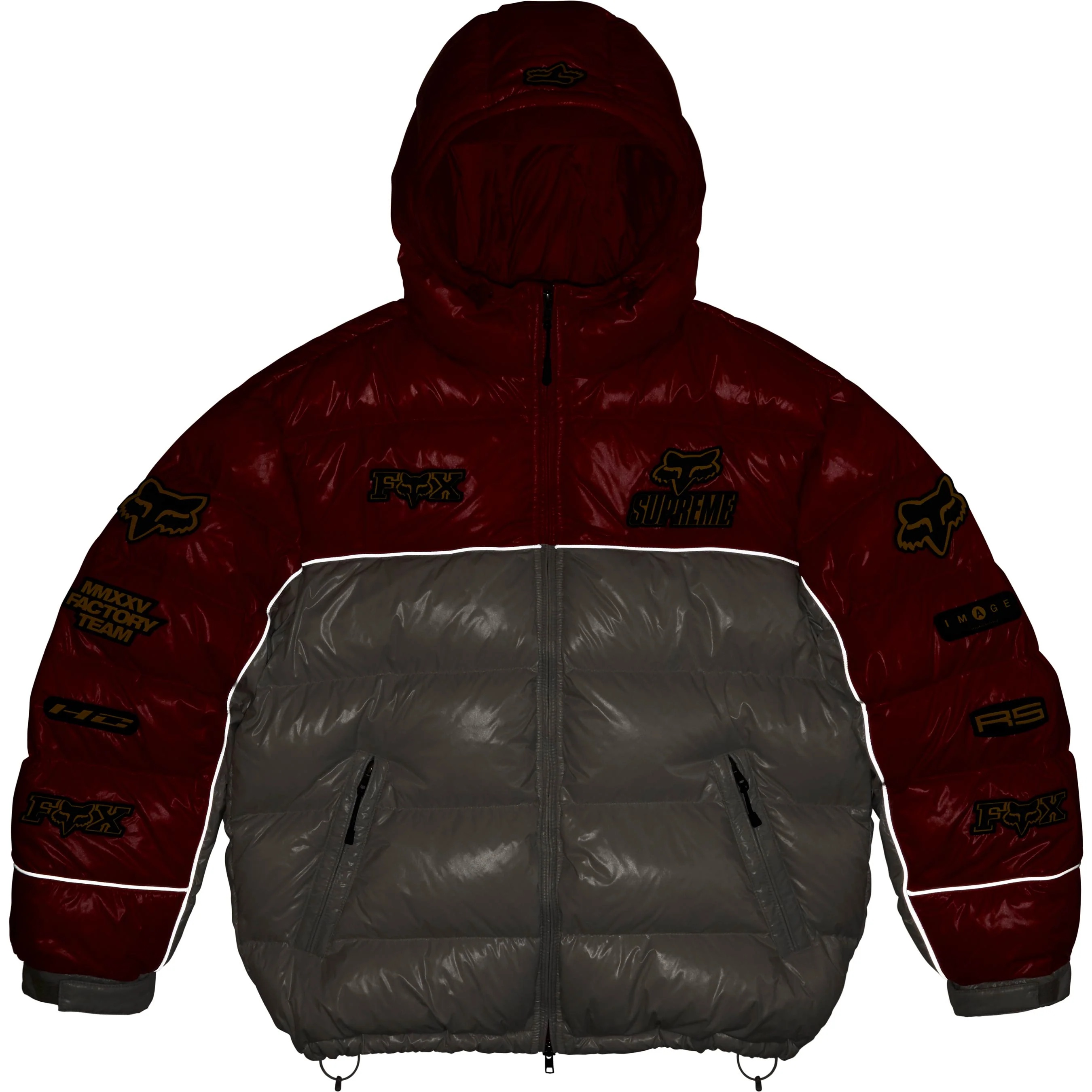 Supreme®/Fox Racing® Shiny Down Puffer Jacket view 13